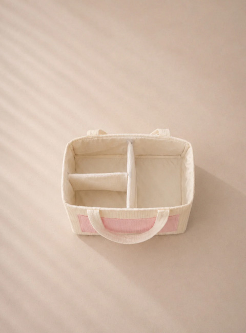 Soule Baby Waffle Kumaş Çok Bölmeli Bebek Düzenleyici Organizer – Nefes Alabilir, Hafif ve Yumuşak