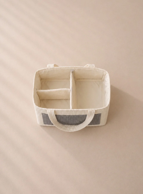 Soule Baby Waffle Kumaş Çok Bölmeli Bebek Düzenleyici Organizer – Nefes Alabilir, Hafif ve Yumuşak